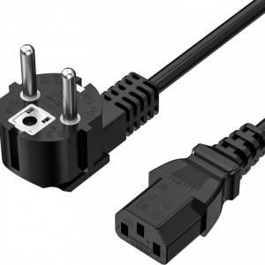 Cablu de alimentare pentru PC Mellbree, negru, 2 m - Img 1