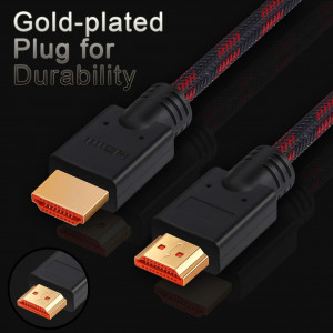 Cablu HDMI Chliankj, negru/rosu, 15 m - Img 7