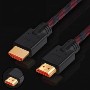 Cablu HDMI de mare viteza Chliankj, cu Ethernet, ARC, HDR, 3D, Full HD 1080P, 2 m