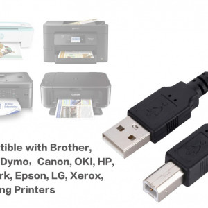 Cablu UBS pentru imprimanta Alphatec, negru, 3 m - Img 2
