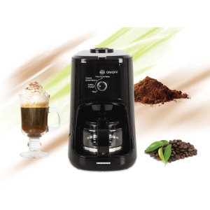 Cafetiera cu rasnita Hcm-900RBK, putere 900W, Capacitate: 0.6L, Rasnita incorporata, Negru - Img 3