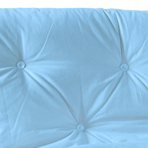 Canapea extensibila Fresh, alb/albastru, 90 x 200 x 97 cm - Img 3