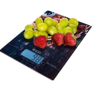 Cantar digital de bucatarie ECG KV 1021 berries, 10 Kg, functie TARA, precizie 1 g, LCD - Img 1