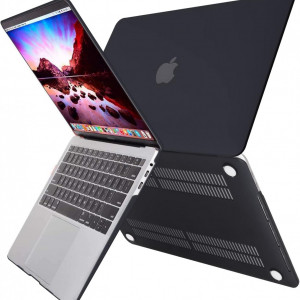 Carcasa de protectie pentru Macbook Pro iCasso, plastic, negru, 13 inchi - Img 3
