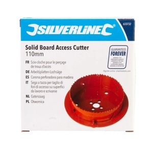 Carota cu disc Silverline, 110 mm