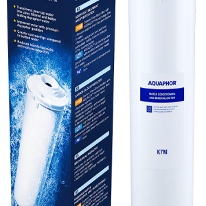 Cartus Aquaphor K7M (K1-07M), carbonblock cu argint, aqualen, mineralizator pentru filtru Morion Osmo-M-050, Resigilat, Grad A