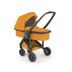 Carucior 2 In 1, Greentom, 100% Ecologic, Black Sunflower - Img 2