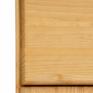 Comoda Mette lemn masiv de pin/metal/MDF, natur, 80 x 34 x 77 cm - Img 5