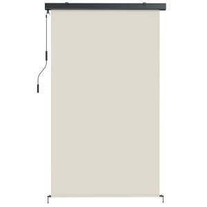 Copertina retractabila cu manivela, carcasa aluminiu, anti-UV, 250x160cm, Alb Crem/Gri inchis - Verificat A · Re-Bloom