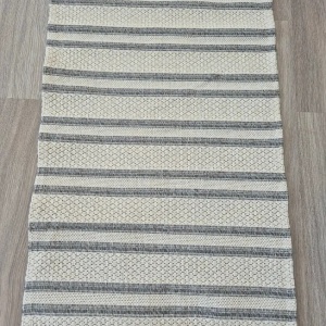 Covor Calvin Klein | Design Premium Crem & Gri | 62x147 cm | Made in Turkey