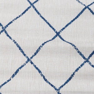 Covor Gala Lm, textil, alb/albastru, 120 x 170 cm - Img 3