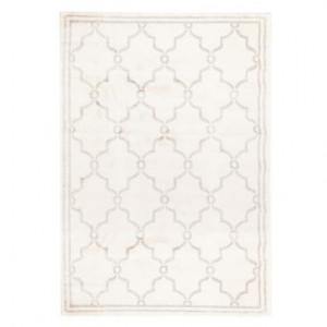 Covor Hamptons, textil, fildes/gri deschis, 122 x 183 cm