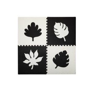 Covoras de joaca puzzle 120x120 cm Momi, Feli - Black - Img 1