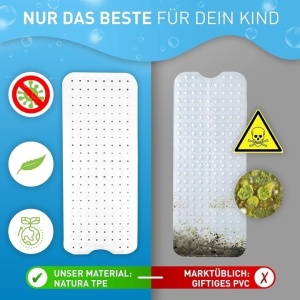 Covoras pentru cada, anti-alunecare, FLIPLINE, 100% fara BPA, pentru copii si bebelusi, 100 x 40 cm, Resigilat, Grad B - Img 2