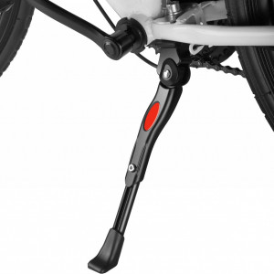 Cric universal pentru biciclete HENMI, aliaj de aluminiu/otel inoxidabil, negru/rosu, 32-36 cm