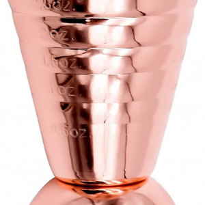 Cupa pentru masurare Bakiauli, otel inoxidabil, rose, 75 ml