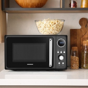 Cuptor cu microunde Heinner HMW-MD20DRBK, capacitate 20L, control digital, 800W - Img 2