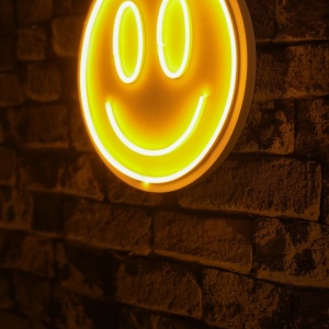 Decor de perete LED neon PVC 27 cm, benzi flexibile, 36W 12V, IP67, cablu 375 cm, adaptor inclus, alb/galben - Verificat A · Re-Bloom - Img 3