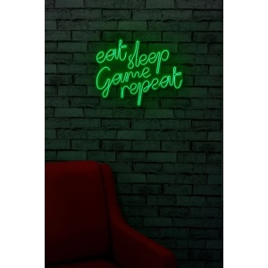 Decor de perete Re-Bloom, LED, PVC, alb/verde, 51 x 40 x 2 cm - Img 2