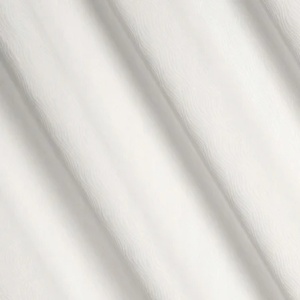 Draperie Ebern Designs din catifea albă imaculată cu textură fină, dimensiuni 140x250cm pentru ferestre standard