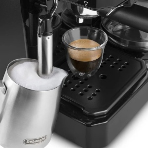 Espressor combinat DeLonghi BCO 411.B, 1750 W, 15 bari, 10 cesti, Negru, Resigilat, Grad A - Img 2