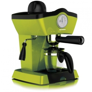 Espressor Heinner Charm HEM-200GR, Putere 800W, Capacitate 250ml, Presiune 3.5Bar, Filtru inox, Verde
