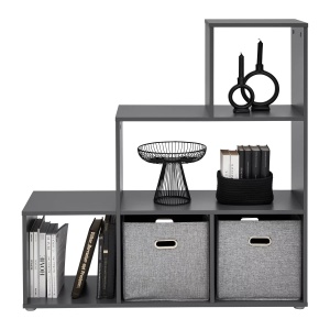 Etajera Cassa 1 din stejar negru, 112/113/35 cm - Img 1