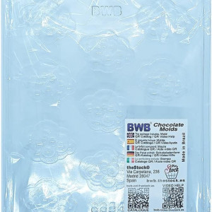 Forma pentru ciocolata BWB 9654, silicon/plastic, transparent, 18,5 x 24 cm - Img 2