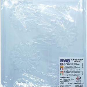 Forma pentru ciocolata BWB 9878, silicon/plastic, transparent, 18,5 x 24 cm - Img 2