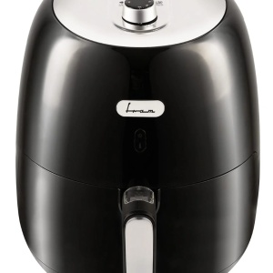Friteuza cu aer cald Fram FAF-1500BK, Putere 1500W, Capacitate cos 3.2L, Vas detasabil anti-adeziv, Negru - Img 1