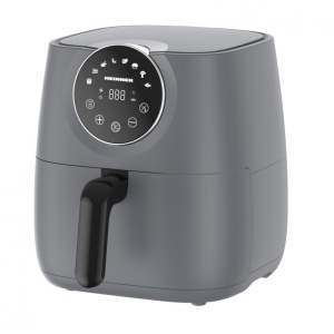 Friteuza cu aer cald Heinner SmartFry HAF-B6GREY1700, Putere 1700W, Capacitate 5.7L, Display digital, Termostat reglabil: 30-200˚C, Gri antracit