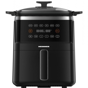 Friteuza cu aer cald si grill Heinner VastCook HAFG-B5BK2600, 2600W, Capacitate 5L, 6 programe presetate, Negru - Img 2