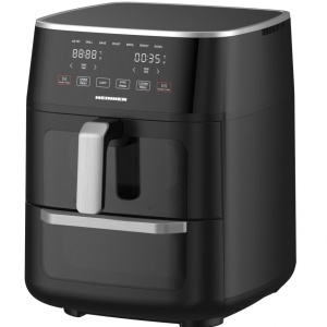 Friteuza dubla cu aer cald Heinner OvenFry Cook HAFO-M11BK1700, 1550-1850W, Capacitate 11L, 10 programe presetate, Negru - Img 2