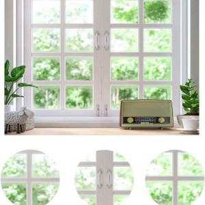 Fundal pentru video-conferinta LYWYGG, vinil, alb/verde, 240 x 180 cm - Img 3