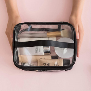 Geanta cosmetica Changrongsheng, PVC, transparent, 21 x 15.5 x 10 cm - Img 4