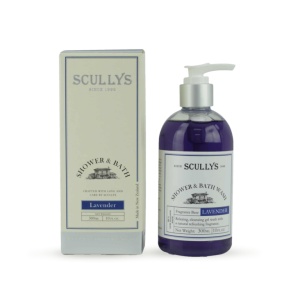 Gel De Duș & Baie Scullys, Lavandă, 300 ml