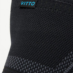 Genunchiera VITTO, spandex, negru, XL - Img 5