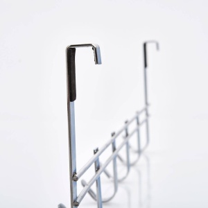 Hannut cuier usa 6 carlige 51x21x7 cm, metal, argintiu - Verificat A · Re-Bloom - Img 3