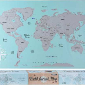 Harta lumii razuibila Karll, 88 x 52 cm