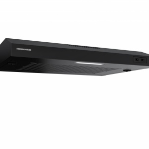 Hota traditionala Heinner CH-MD190BK, Latime 60cm, Capacitate de absorbtie 190m3/h, 2 trepte de viteza, Negru