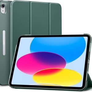 Husa de protectie flip pentru iPad generatia a 10-a 2022 Esr, policarbonat, verde, 10,9 inchi