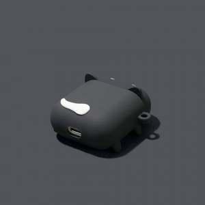 Husa de protectie pentru casti AirPods Pro YourLovely, silicon, negru/alb - Img 8