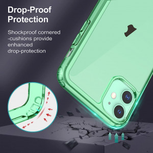 Husa de protectie pentru iPhone 11 JETech, TPU, verde, 6,1 inchi