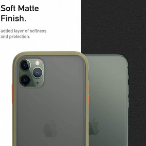 Husa de protectie pentru iPhone 12 PRO MAX Keyihan, TPU, verde inchis, 6,7 inchi - Img 7