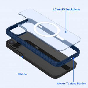 Husa de protectie pentru iPhone 12 Pro Max Quikbee, silicon, albastru, 6,7 inchi - Img 6