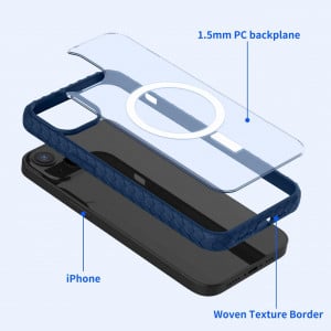 Husa de protectie pentru iPhone 12 Pro Max Quikbee, silicon, albastru, 6,7 inchi - Img 6