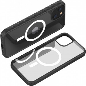 Husa de protectie pentru iPhone 12 Pro Max Quikbee, silicon, negru, 6,7 inchi