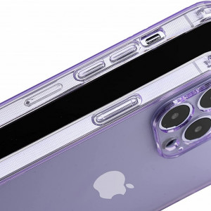 Husa de protectie pentru iPhone 12 Tigratigro, TPU, violet opac, 6,1 inchi - Img 3