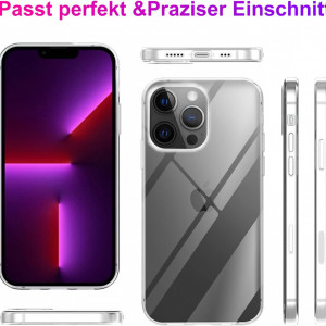 Husa de protectie pentru iPhone 13 Pro MAX Ylife, silicon, transparent, 6,7 inchi - Img 4
