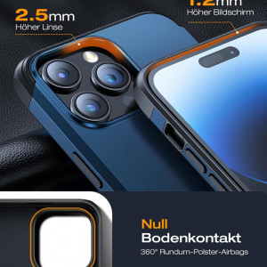Husa de protectie pentru iPhone 14 Pro Vicseed, TPU, albastru, 6,1 inchi